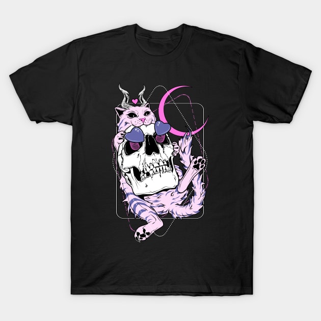 Smitten as a Baphokitten T-Shirt by Von Kowen